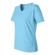 LAT Women's V-Neck Premium Jersey Tee