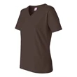 LAT Women's V-Neck Premium Jersey Tee