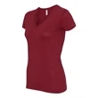 LAT Women's V-Neck Premium Jersey Tee