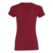 LAT Women's V-Neck Premium Jersey Tee