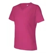 LAT Women's V-Neck Premium Jersey Tee