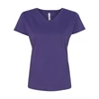 LAT Women's V-Neck Premium Jersey Tee