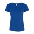 LAT Women's V-Neck Premium Jersey Tee