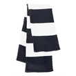 Sportsman Rugby-Striped Knit Scarf