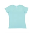 LAT Women's V-Neck Premium Jersey Tee