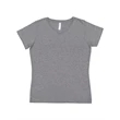 LAT Women's V-Neck Premium Jersey Tee