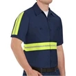 Red Kap Enhanced Visibility Industrial Work Shirt