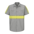 Red Kap Enhanced Visibility Industrial Work Shirt