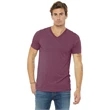 BELLA+CANVAS Unisex Triblend Short Sleeve V-Neck Te.