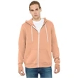 BELLA+CANVAS Unisex Sponge Fleece Full-Zip Hoodie.