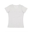 LAT Women's V-Neck Fine Jersey Tee