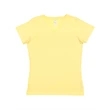 LAT Women's V-Neck Fine Jersey Tee