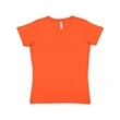 LAT Women's V-Neck Premium Jersey Tee