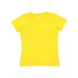 LAT Women's V-Neck Premium Jersey Tee