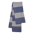 Sportsman Rugby-Striped Knit Scarf