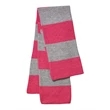 Sportsman Rugby-Striped Knit Scarf