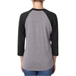 Unisex Triblend 3/4-Sleeve Raglan