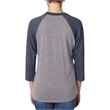 Unisex Triblend 3/4-Sleeve Raglan