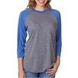 Unisex Triblend 3/4-Sleeve Raglan