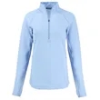Cutter & Buck Peshastin Fleece Recycled Womens Half Zip P...