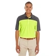 Men's Balance Colorblock Performance Pique Polo