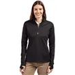 Cutter & Buck Traverse Stretch Eco Quarter Zip Womens Pul...