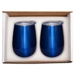 Prime Line Duo Vacuum Stemless Wine Tumbler Gift Set