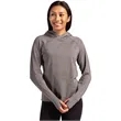 Cutter & Buck Adapt Knit Recycled Womens Heathered Hooded...