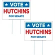 Corrugated Yard Sign - 1 or 2 Colors - 2 Sides