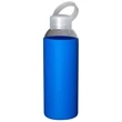 Prime Line 18oz Glass Bottle With Color Silicone Sleeve