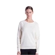 Ladies' Raglan Pullover Long Sleeve Crewneck Sweatshirt
