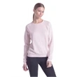 Ladies' Raglan Pullover Long Sleeve Crewneck Sweatshirt