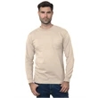 Unisex Union-Made Long-Sleeve Pocket Crew T-Shirt