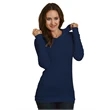 5 oz., Junior's Long-Sleeve Thermal Hoodie T-Shirt