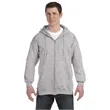 Adult 9.7 oz. Ultimate Cotton® 90/10 Full-Zip Hooded Swea...