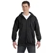 Adult 9.7 oz. Ultimate Cotton® 90/10 Full-Zip Hooded Swea...