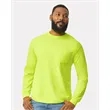 Gildan Men's Ultra Cotton® Long Sleeve Pocket T-Shirt