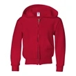 JERZEES NuBlend® Youth Full-Zip Hooded Sweatshirt