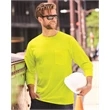 Hanes Workwear Long Sleeve Pocket T-Shirt