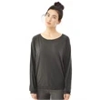 Alternative Slouchy Washed Slub Pullover Sweatshirt