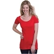 Bayside Women's USA-Made Scoop Neck Tee
