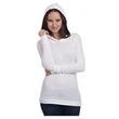 Bayside Women's USA-Made Soft Thermal Hoodie