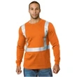 Bayside USA-Made 50/50 Hi-Visibility Long Sleeve Tee