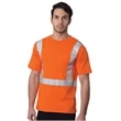 Bayside USA-Made High Visibility T-Shirt with Pocket