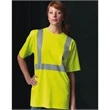 Bayside USA-Made 50/50 High Visibility T-Shirt with Pocket