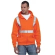 Bayside USA-Made Hi-Visibility Full-Zip Hooded Fleece
