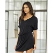 BELLA + CANVAS Women's Flowy V-neck Dress