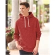 J. America Melange Fleece Hooded Sweatshirt