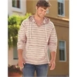 J. America Baja French Terry V-Neck Hooded Pullover