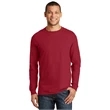 Hanes Beefy-T - 100% Cotton Long Sleeve T-Shirt.